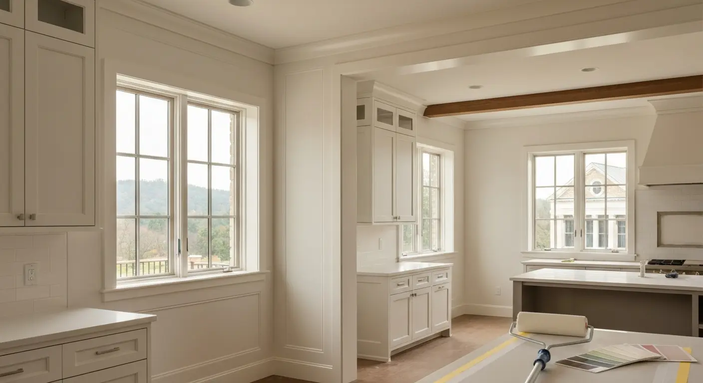 Interior painting in modern Earlysville kitchen