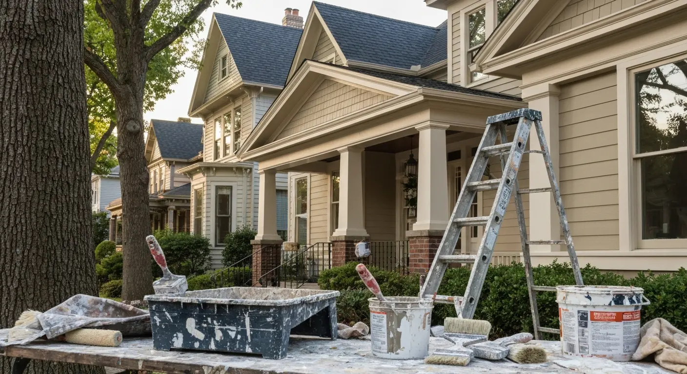 Exterior house painting