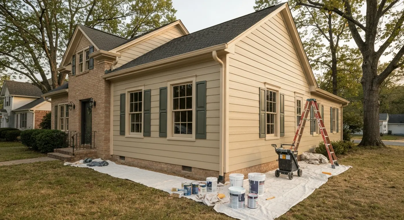 Exterior house painting