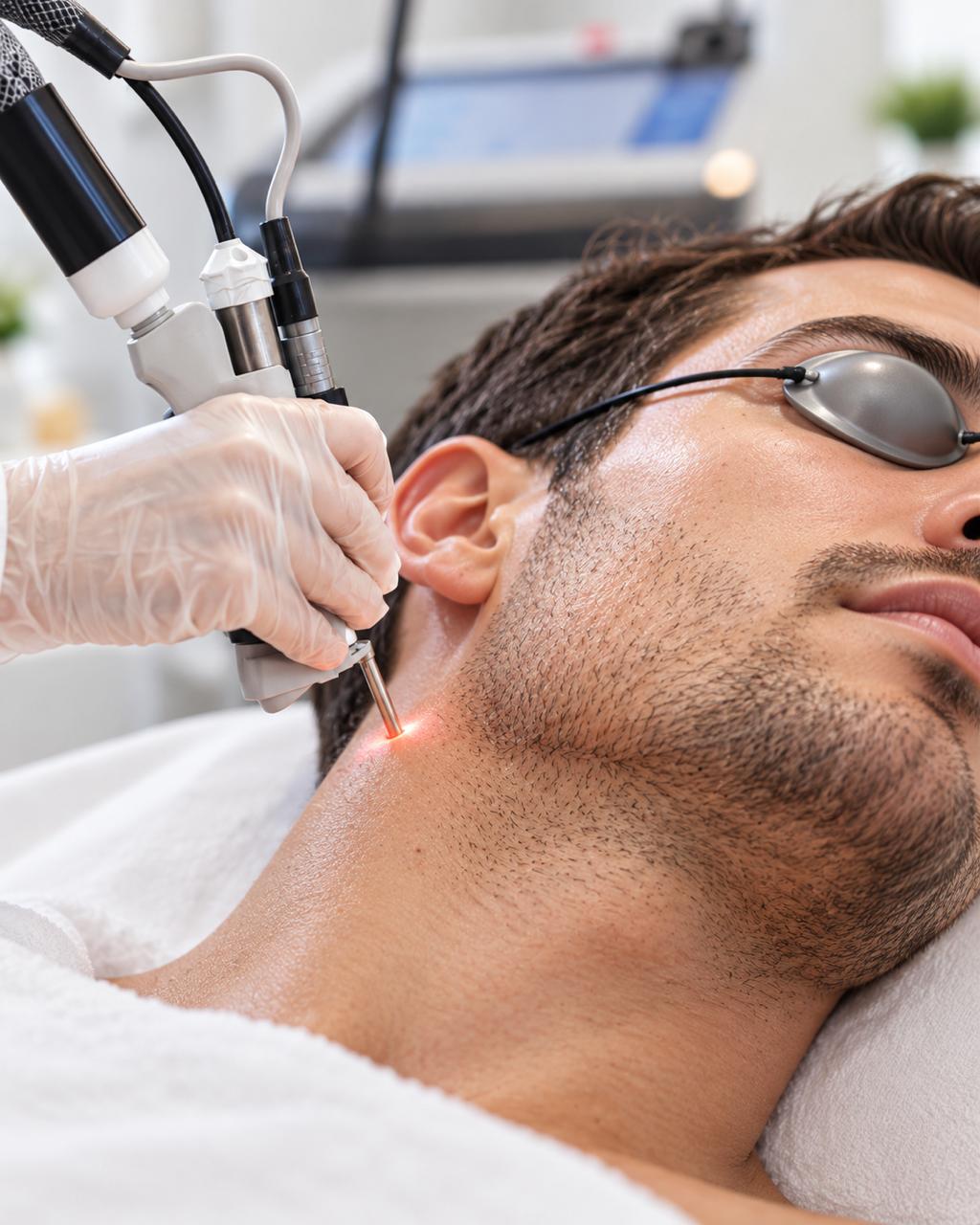 Laser hair removal procedure