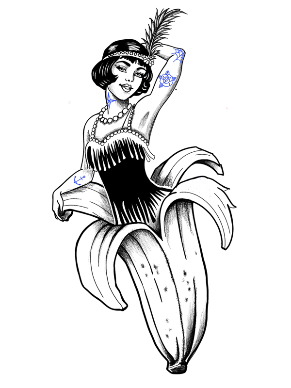 Pin-Up Banana