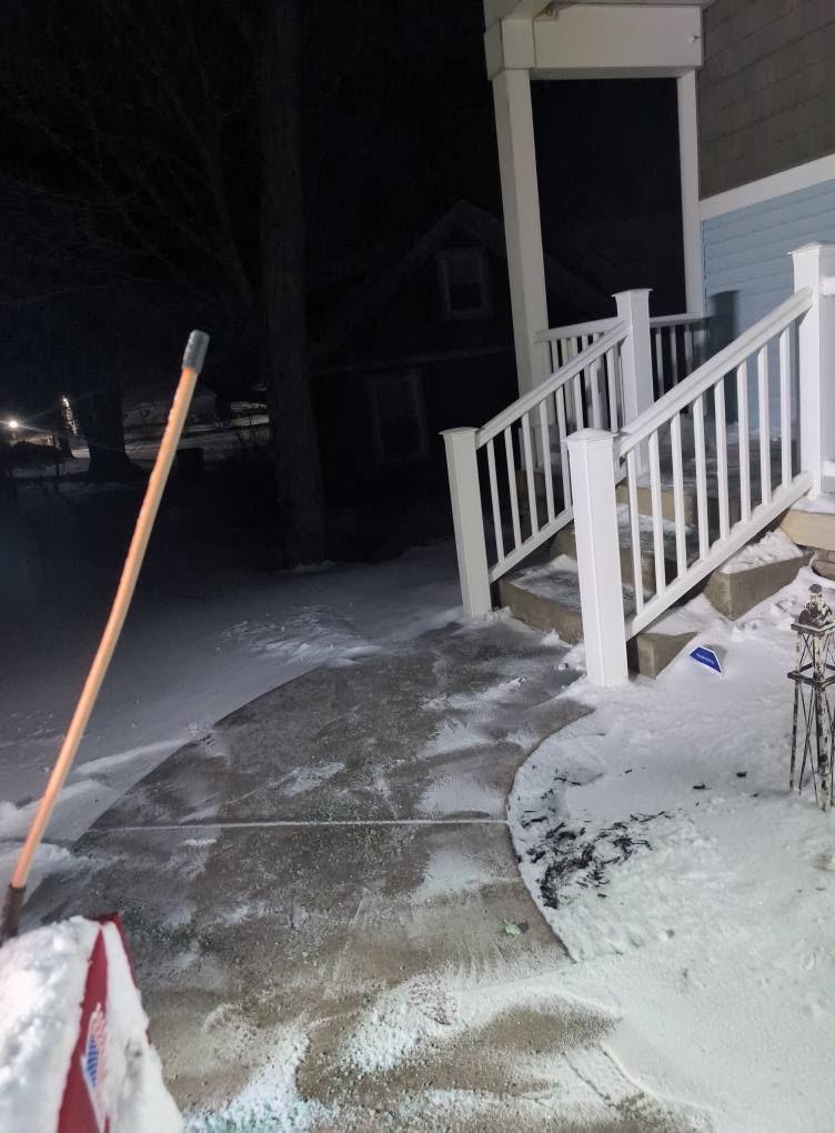 Snow removal plowing service Six Lakes Michigan Lakehouse Lawn Care