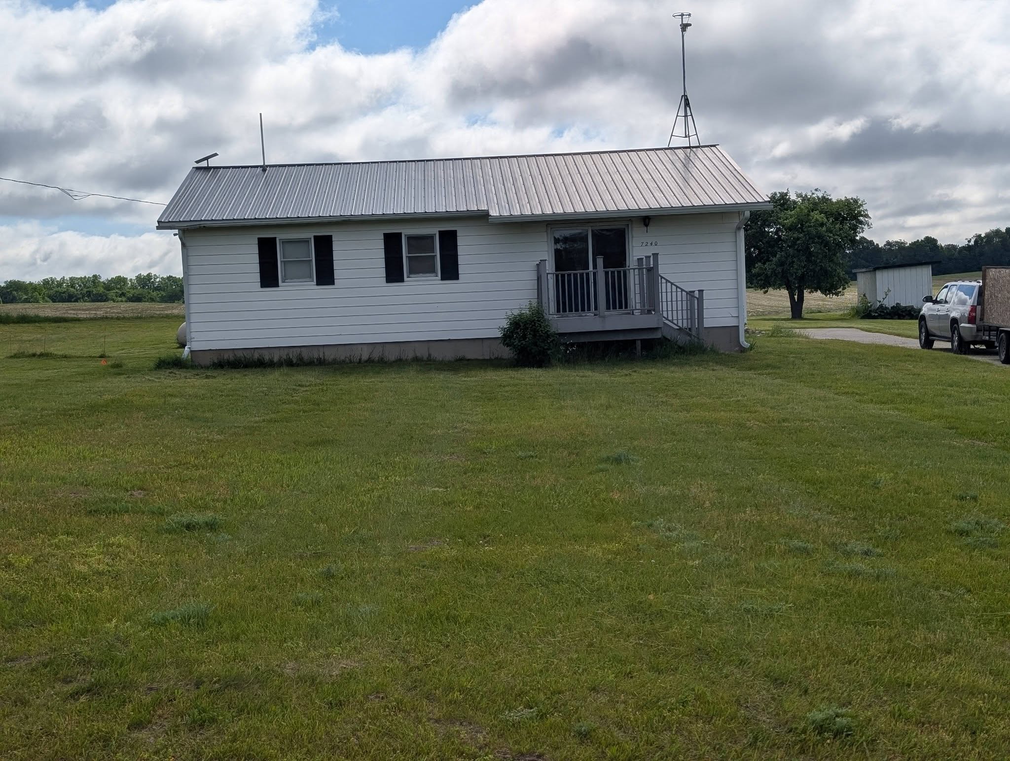 Landscaped lawn Six Lakes Michigan