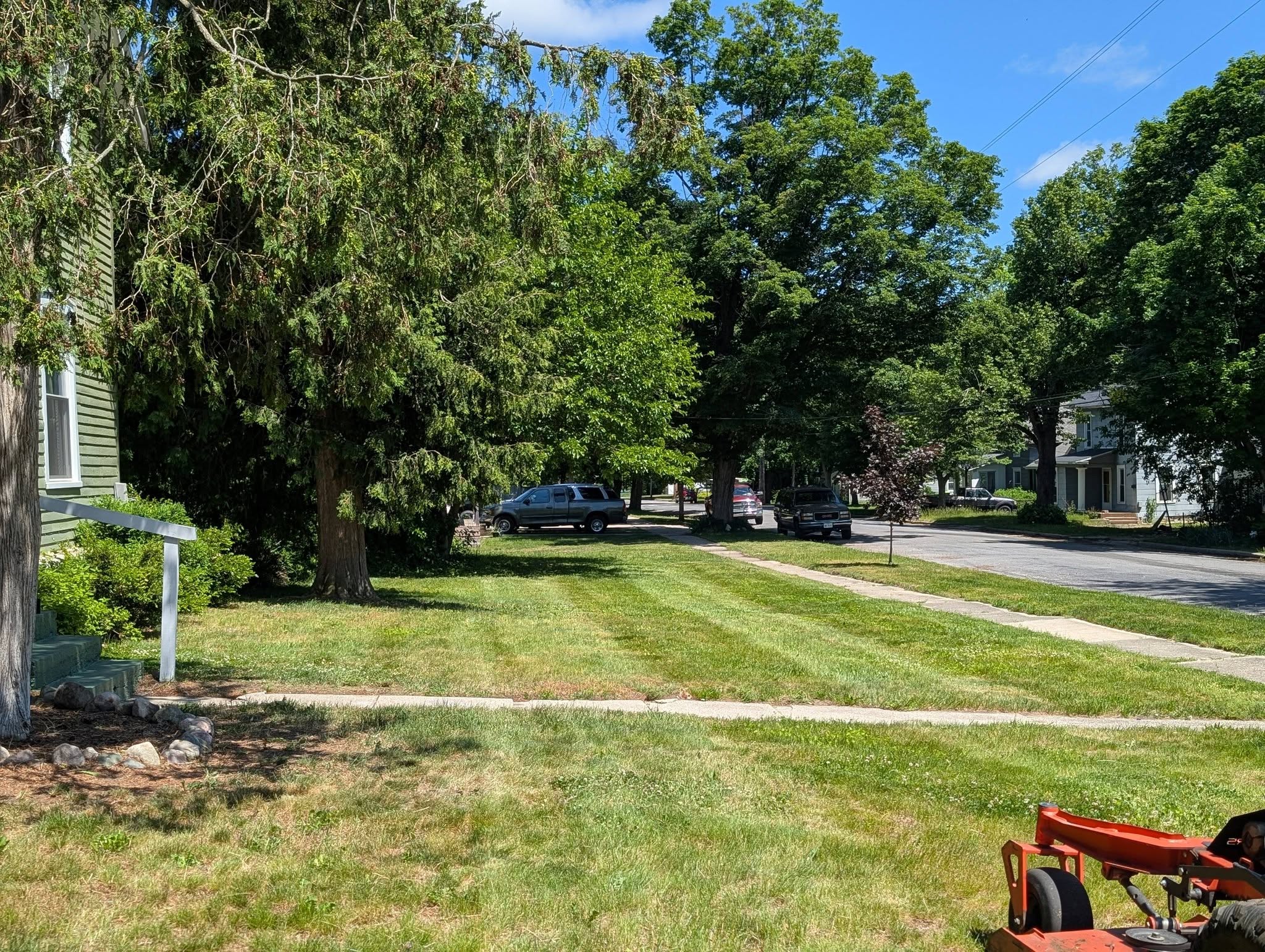 Landscaping job Six Lakes Michigan