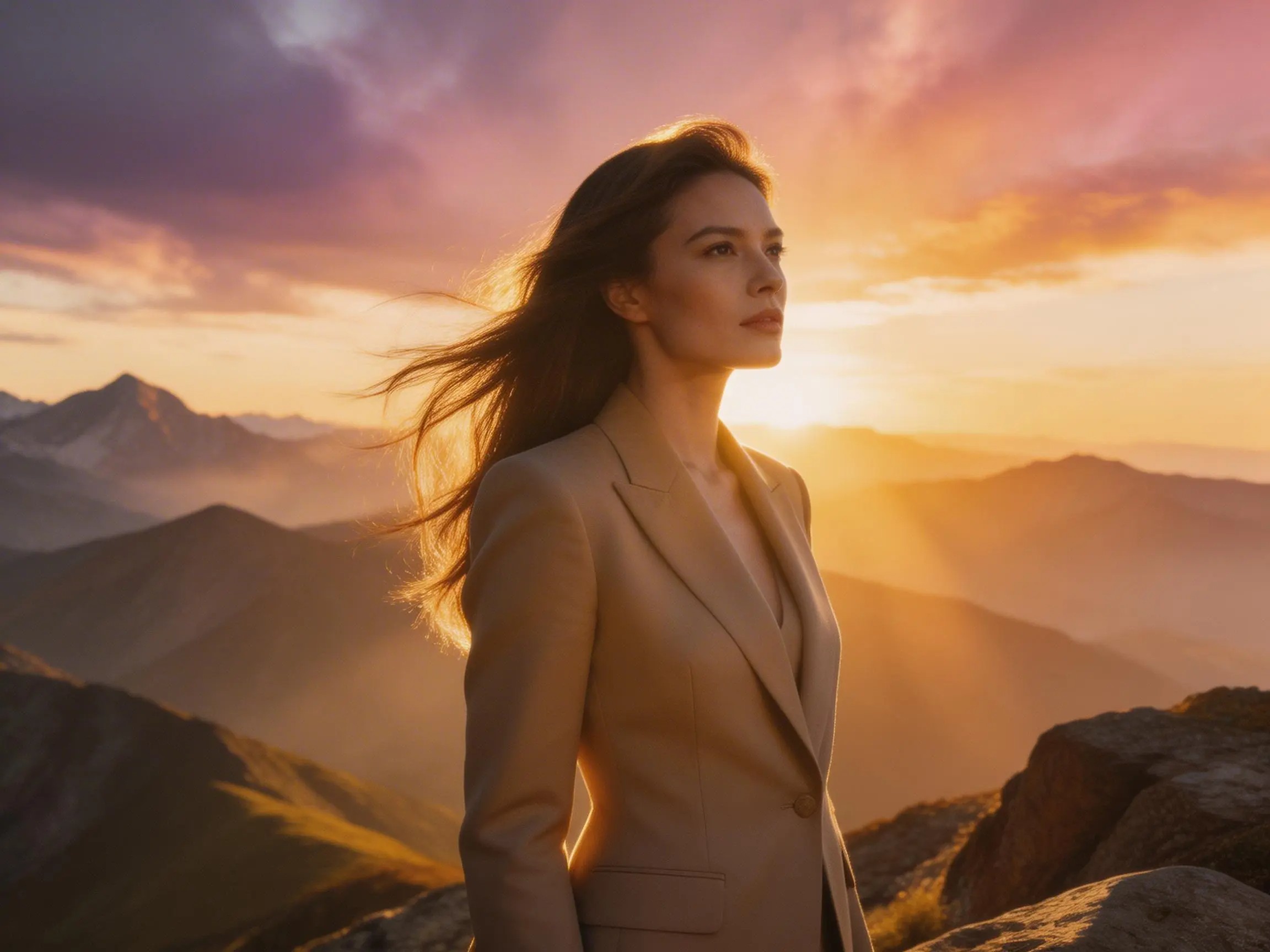 Regulated executive at sunrise deciding from a system that holds, the nervous system return in sovereign leadership Regulated executive at sunrise deciding from a system that holds, the nervous system return in sovereign leadership
