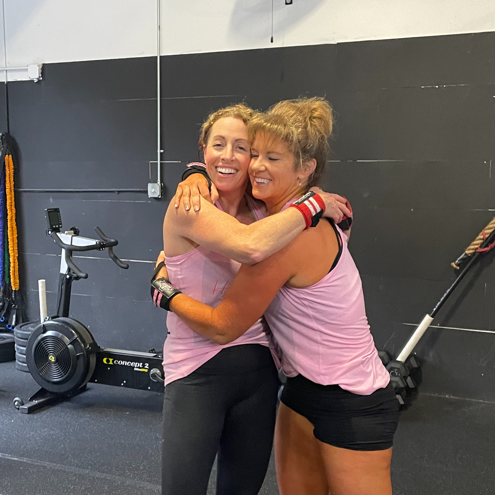 Aliya G with CrossFit Coordinate community members Cary NC