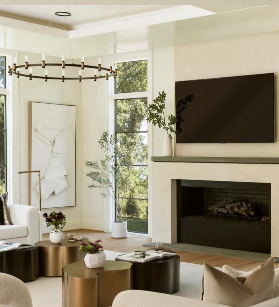 Luxury Fireplace and Living Room Renovation