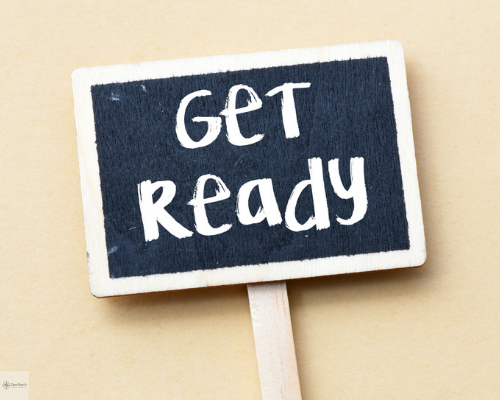 A sign telling small business owners to get ready to sell A sign telling small business owners to get ready to sell