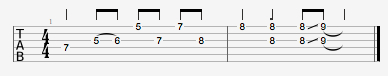 6ths lick 2