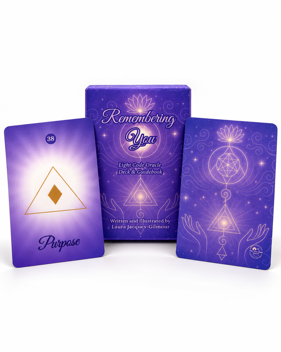 Remembering You boxed deck with the Purpose card and card-back artwork