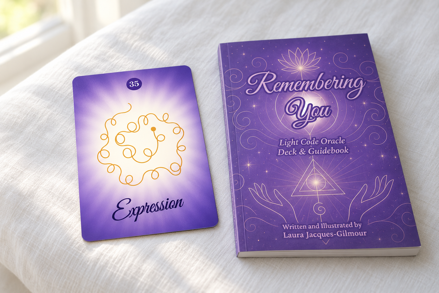 Remembering You oracle card and printed companion guidebook