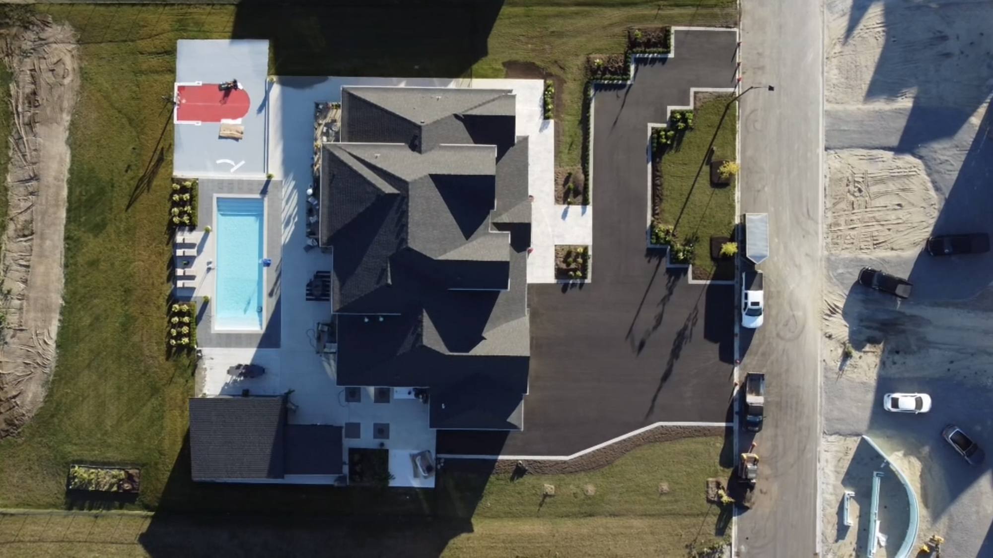 Pavemar Paving Residential Driveway Drone Image