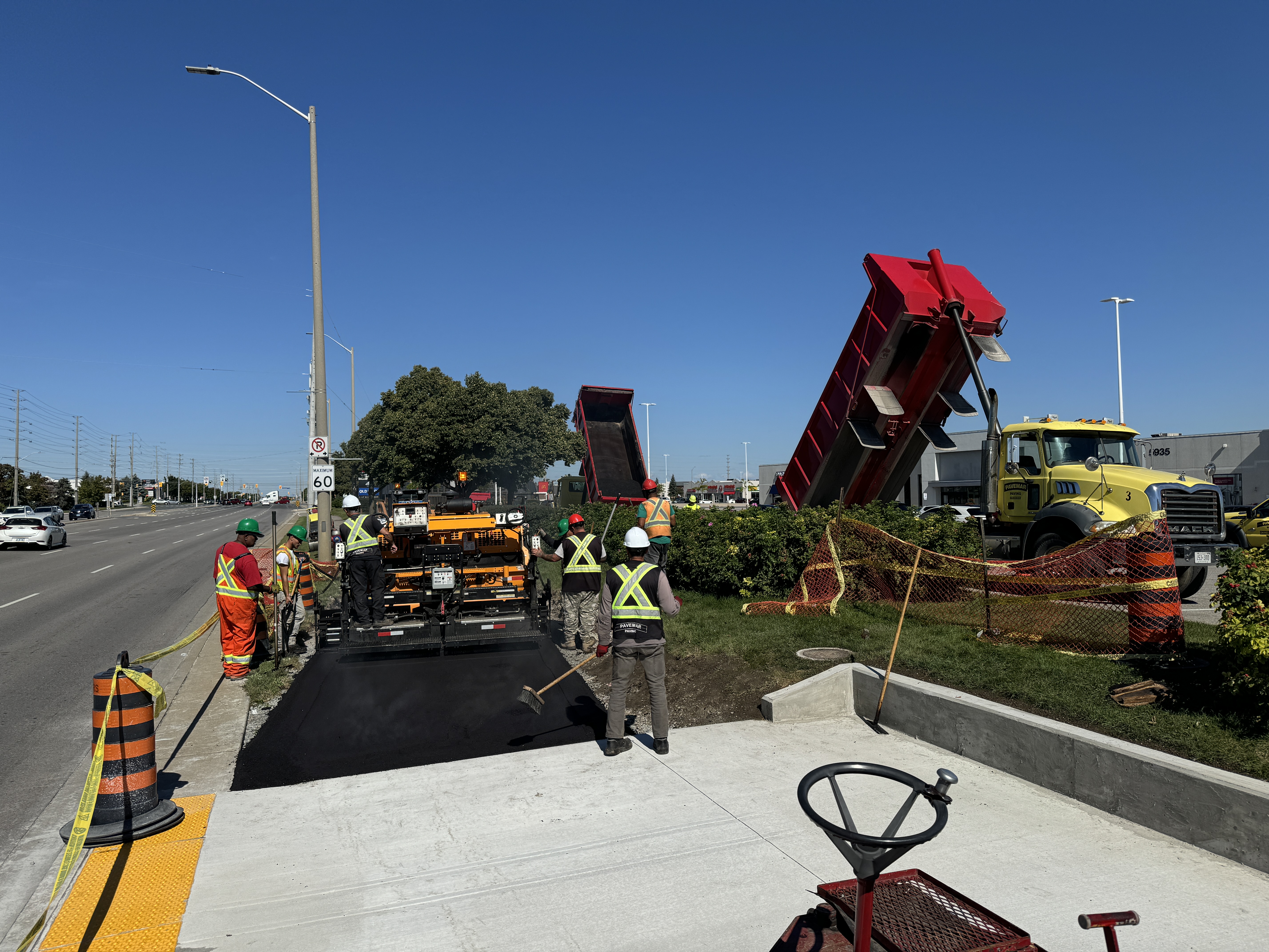 Pathway Paving on Mavis Road in Mississauga| Pavemar Paving