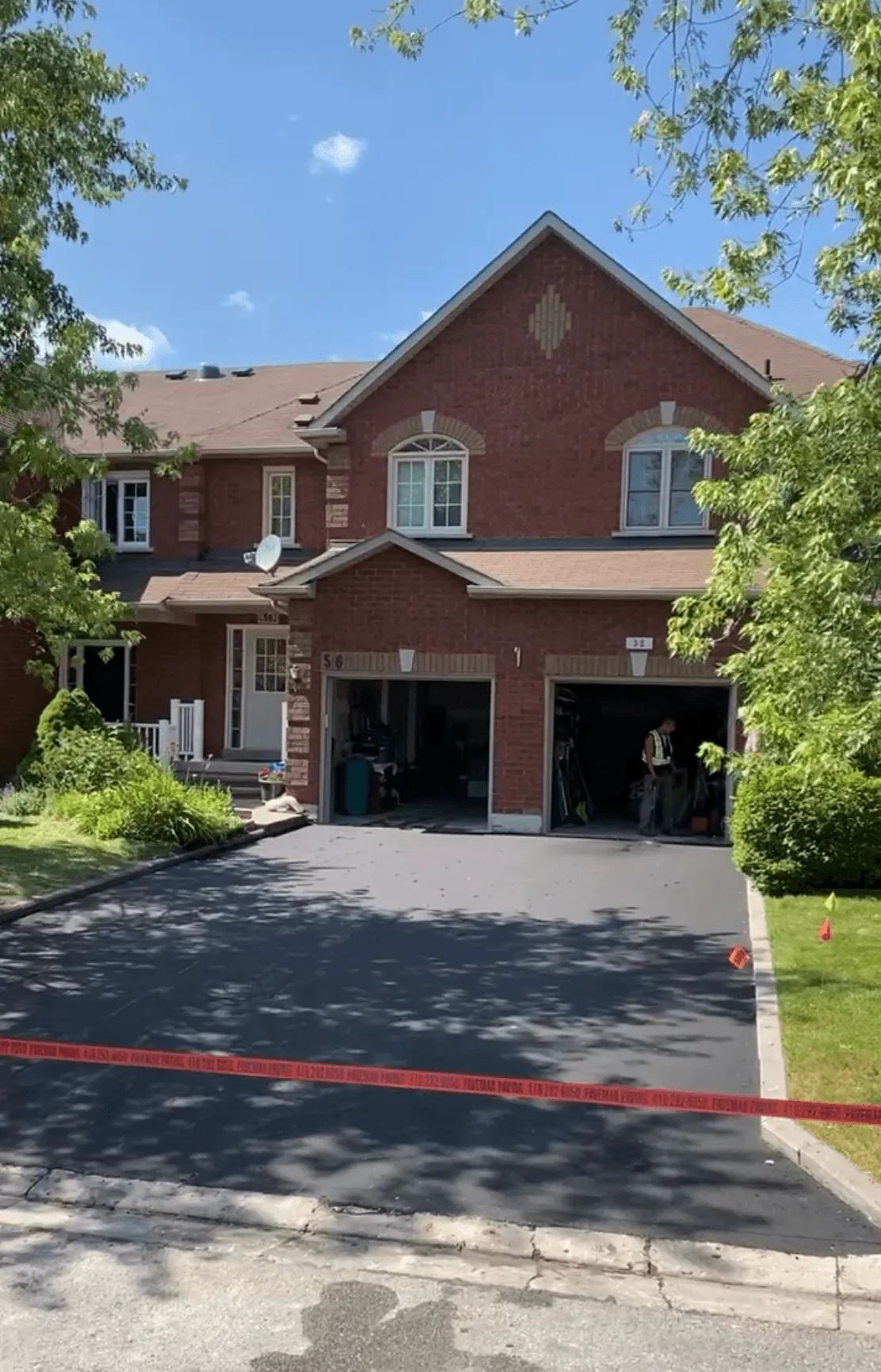 Shared Asphalt Driveway in Markham Ontario | Pavemar Paving