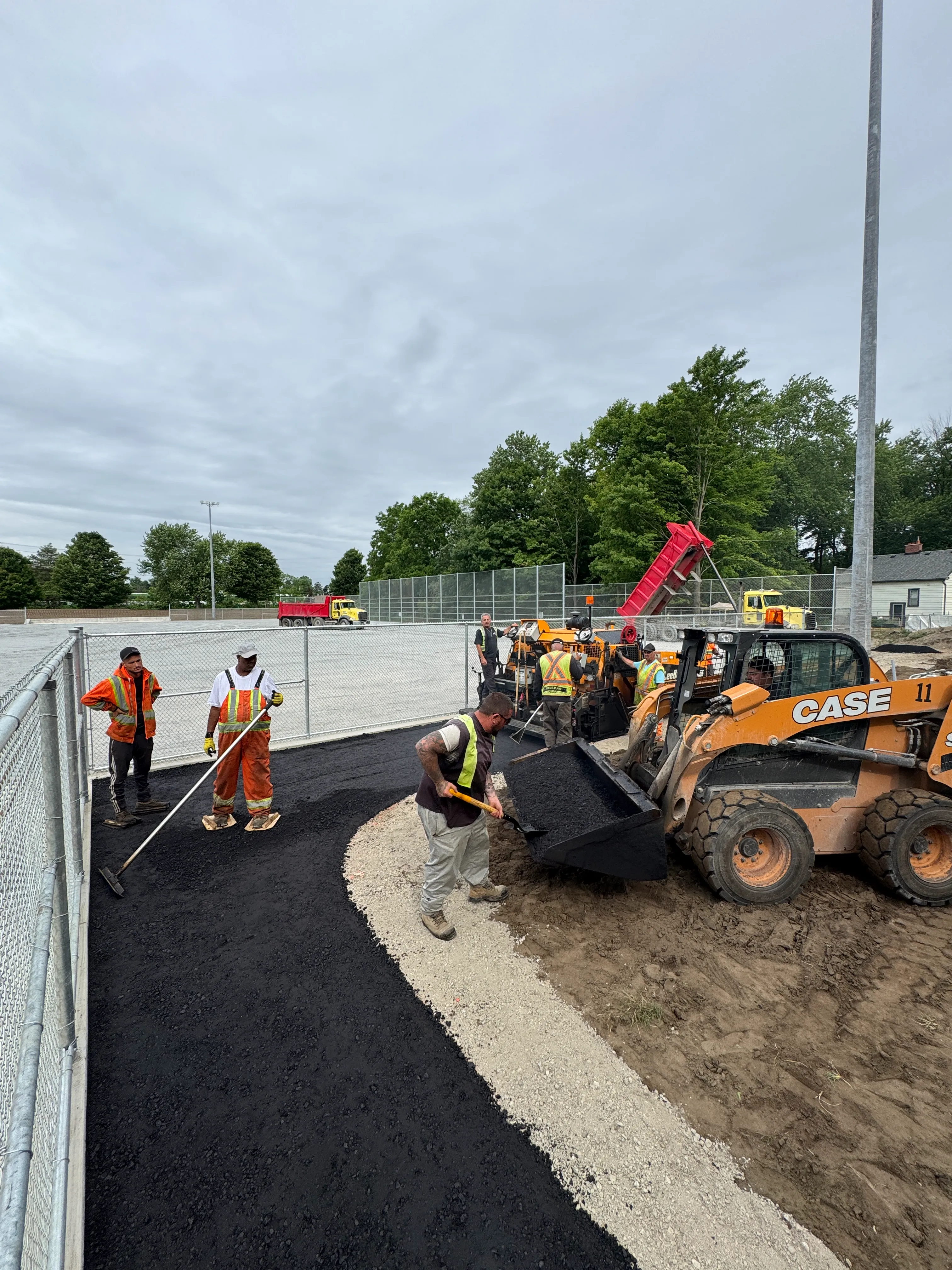 Rugby Field Pathway Paving in Newmarket | Pavemar Paving
