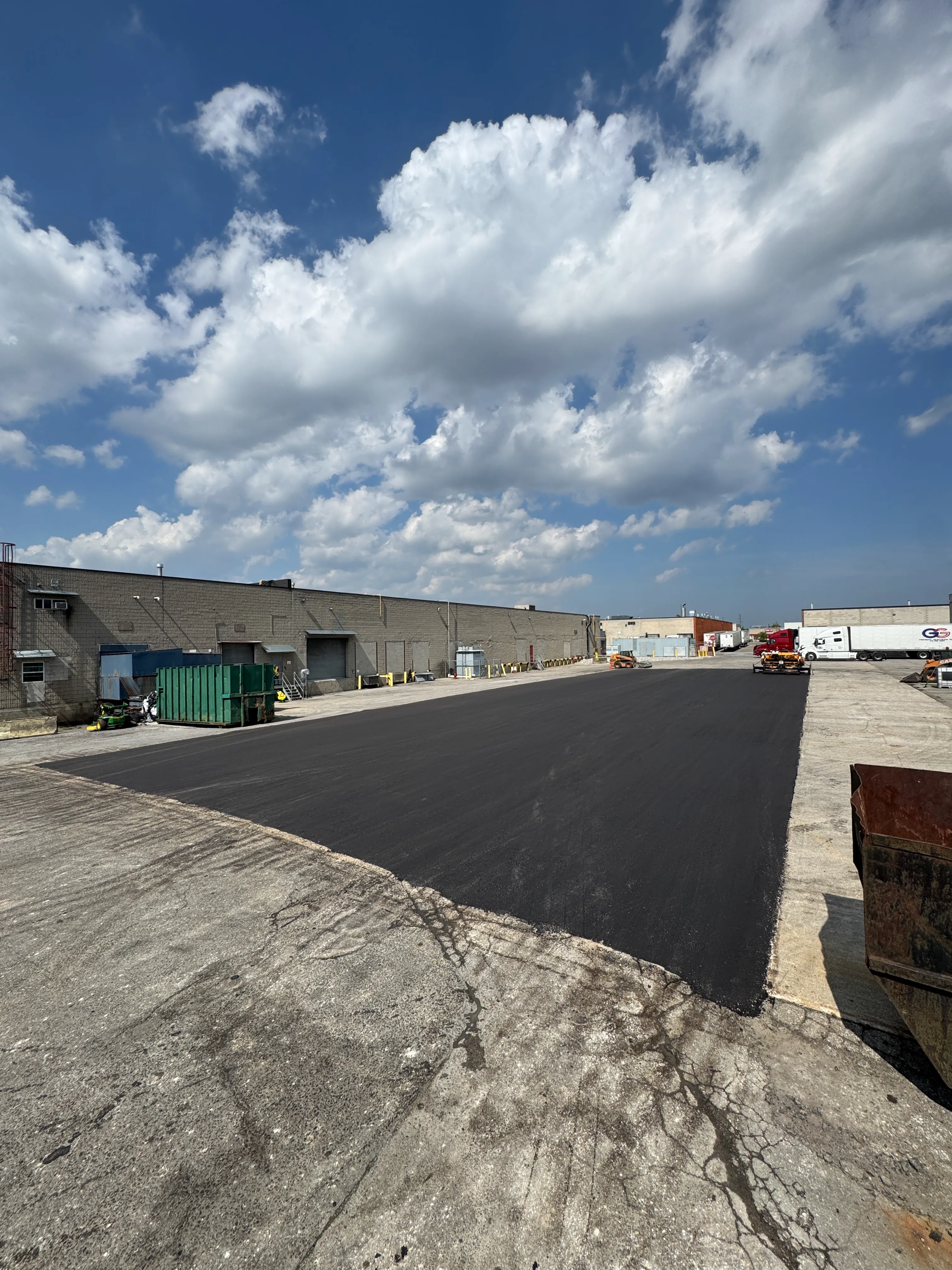 Commercial Asphalt Paving at Planters Peanuts Factory on Steeprock Drive | Pavemar Paving