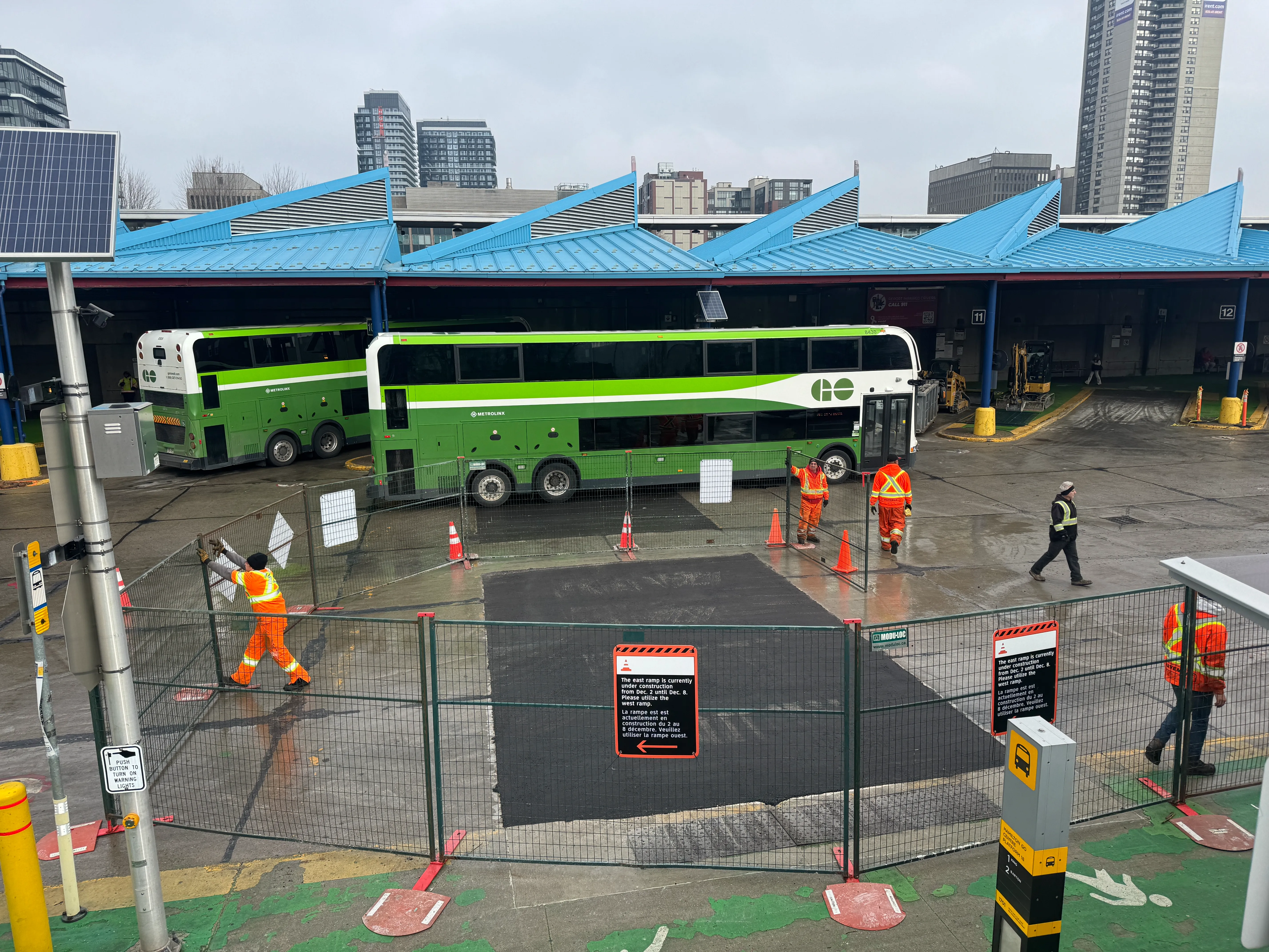 Metrolinx Hamilton GO Centre - Asphalt Speed Hump Installation | Pavemar Paving