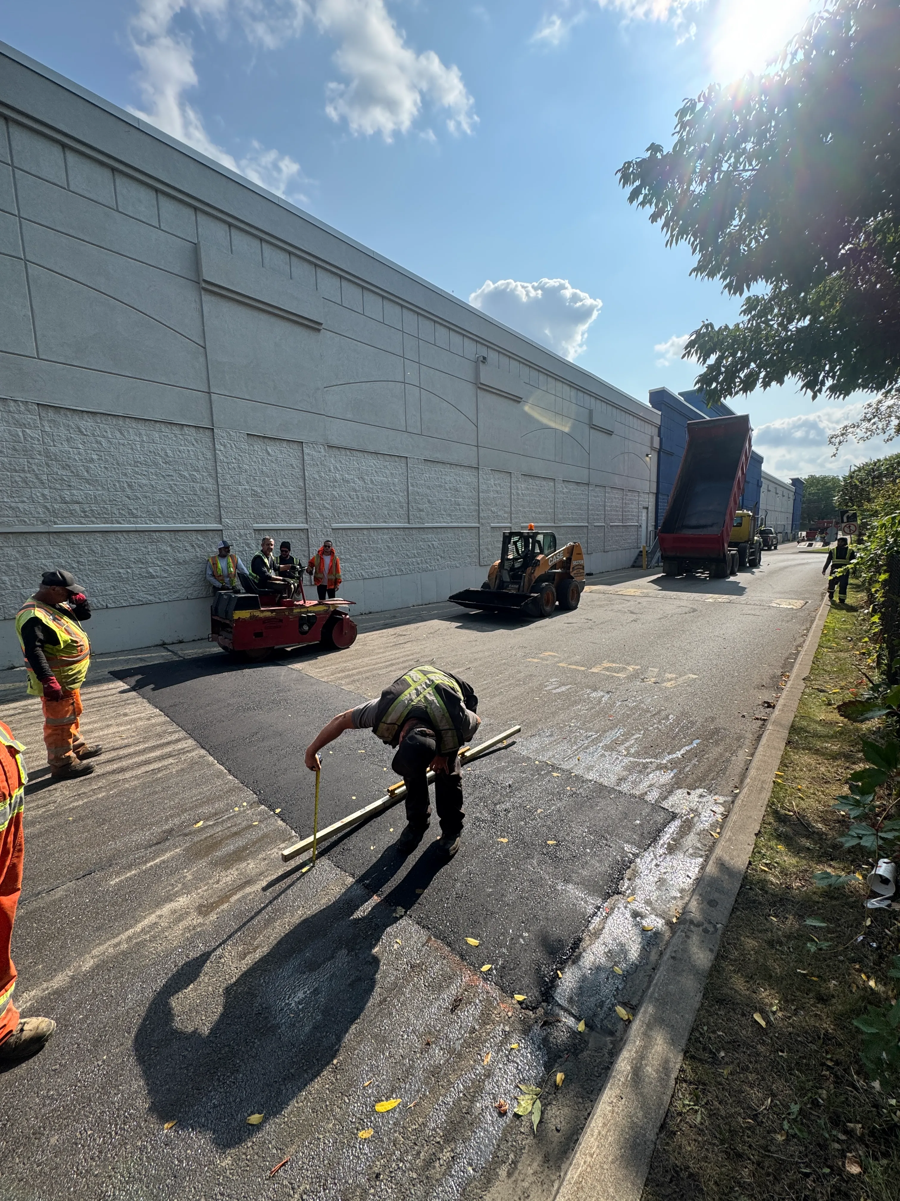 Commercial Speed Bump Installation at Walmart | Pavemar Paving