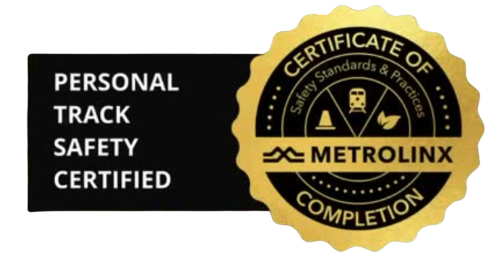 Metrolinx Personal Track Safety Certified | Pavemar Paving