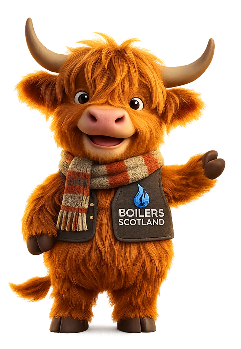 Boilers Scotland Highland cow mascot