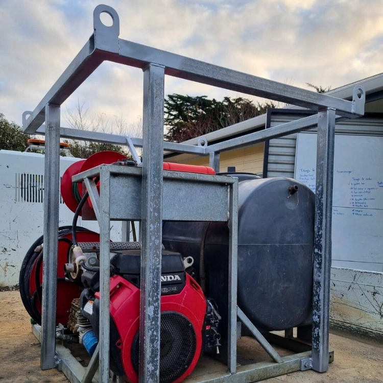 Steel Cage Fabricated by Cutting Edge Fabrication in Wellington