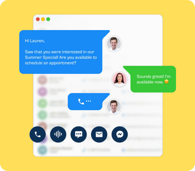 Communication hub preview