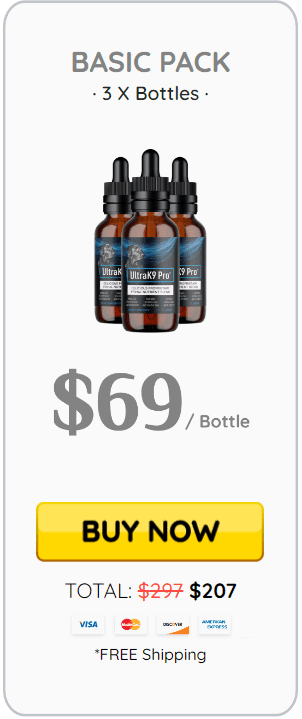 UltraK9 Pro 3 Bottle price