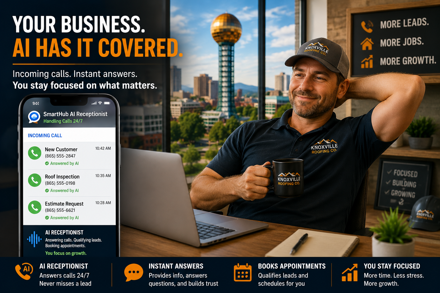 knoxville small business owner never miss a call ai receptionist knoxville small business owner never miss a call ai receptionist