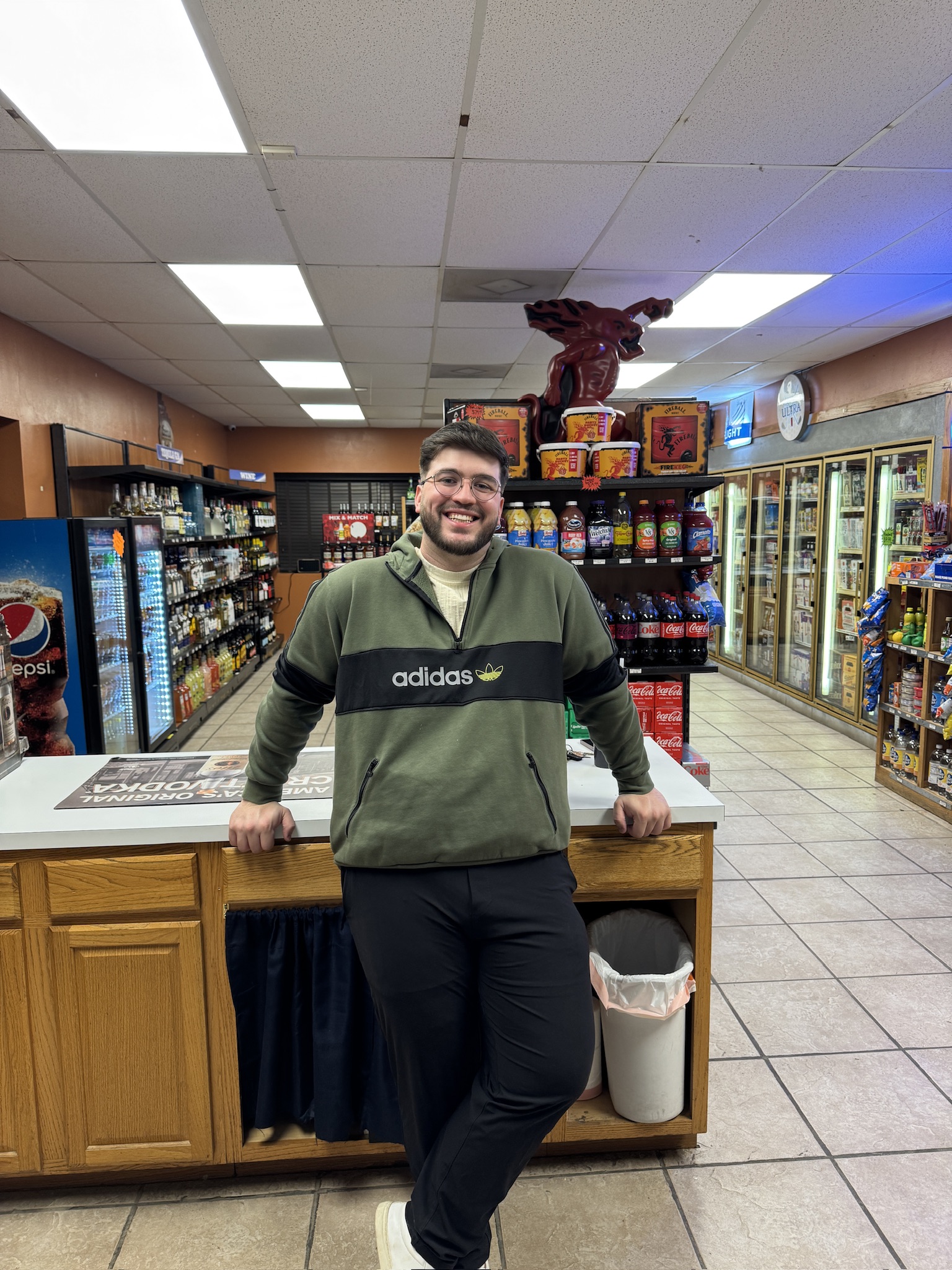 Arnaldo Gjocaj at Cool Cats Liquor