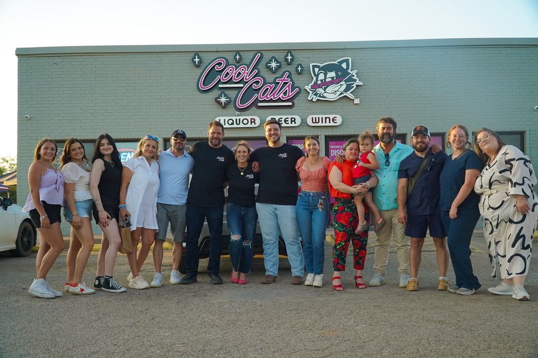 Arnaldo Gjocaj with the Cool Cats team