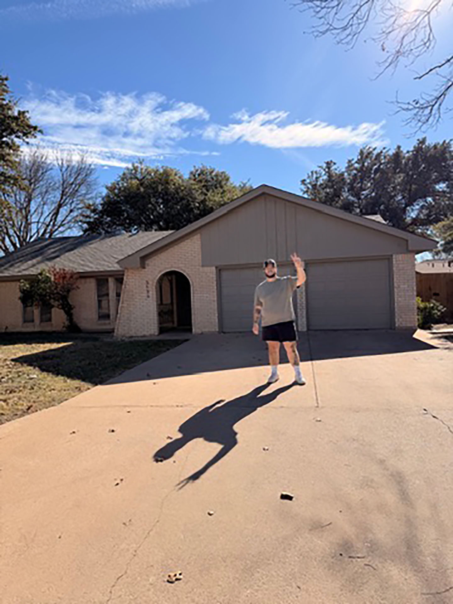 Arnaldo Gjocaj at a real estate property
