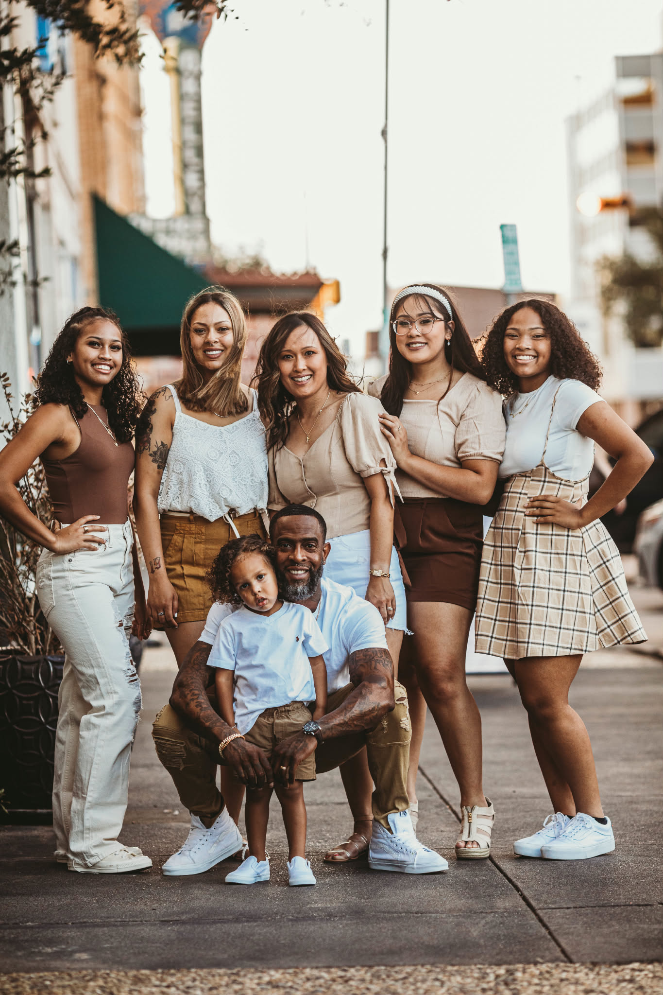 Abe Walzer with his family — guest photograph supplied for this feature