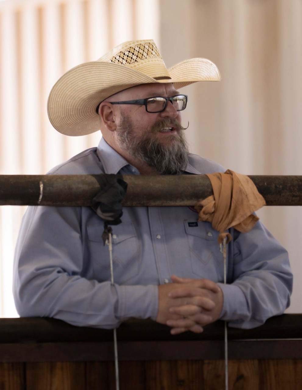 Cody Cox at Camp Able in Buffalo Gap, Texas