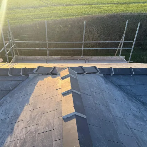 Recent roof project in Warwickshire