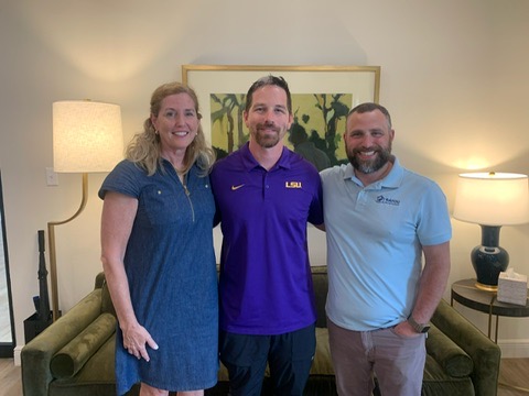 Clients at closing with Channing Moore