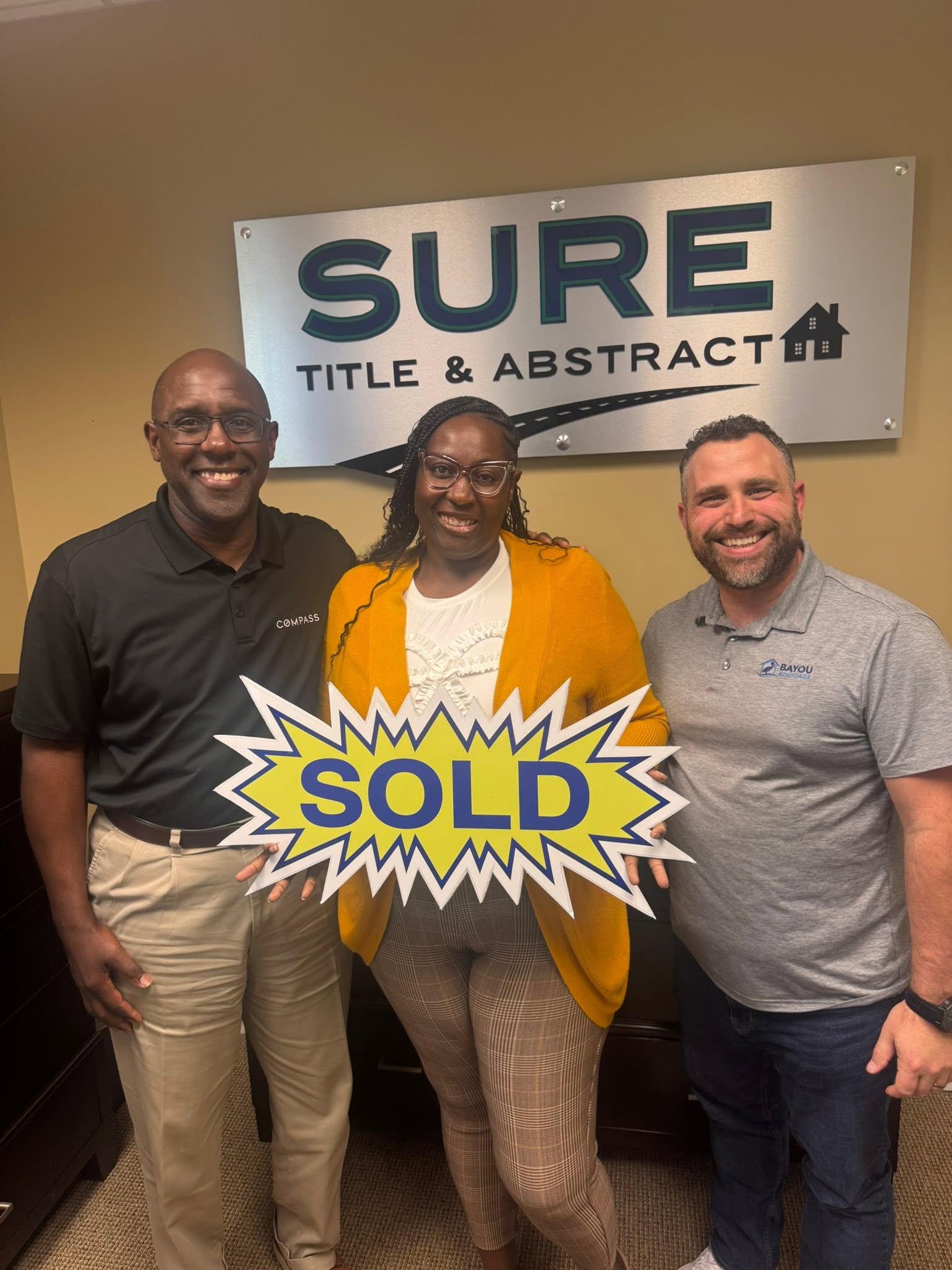 Clients at closing with Channing Moore