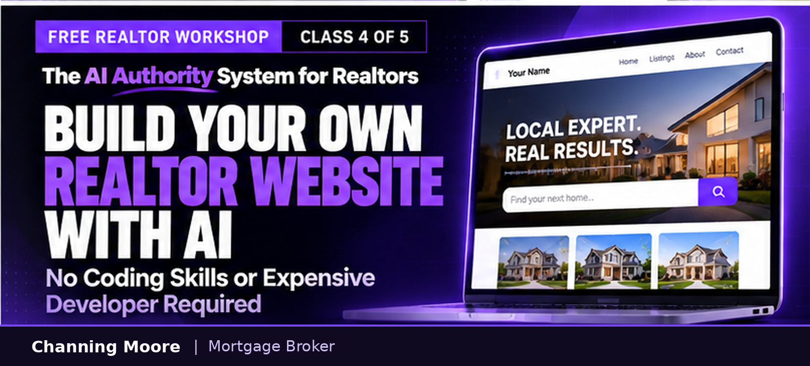 Build Your Own Realtor Website With AI