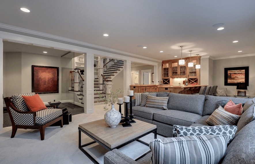 Guest suite basement renovation in Skaneateles, NY