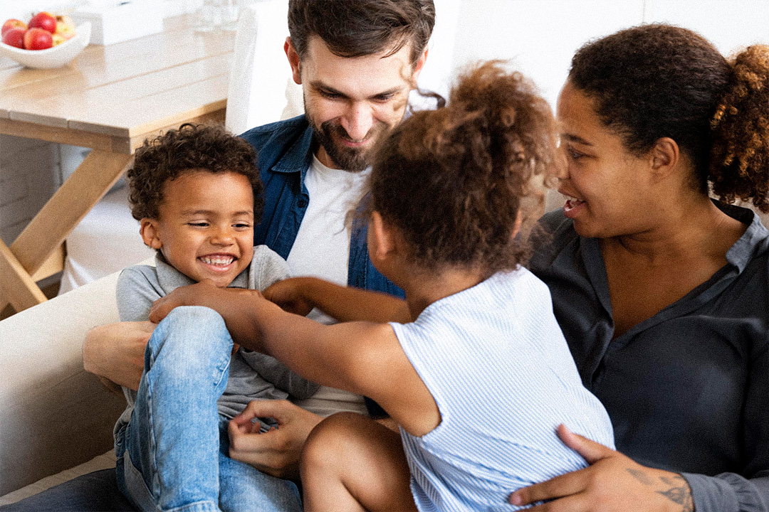 Family at home