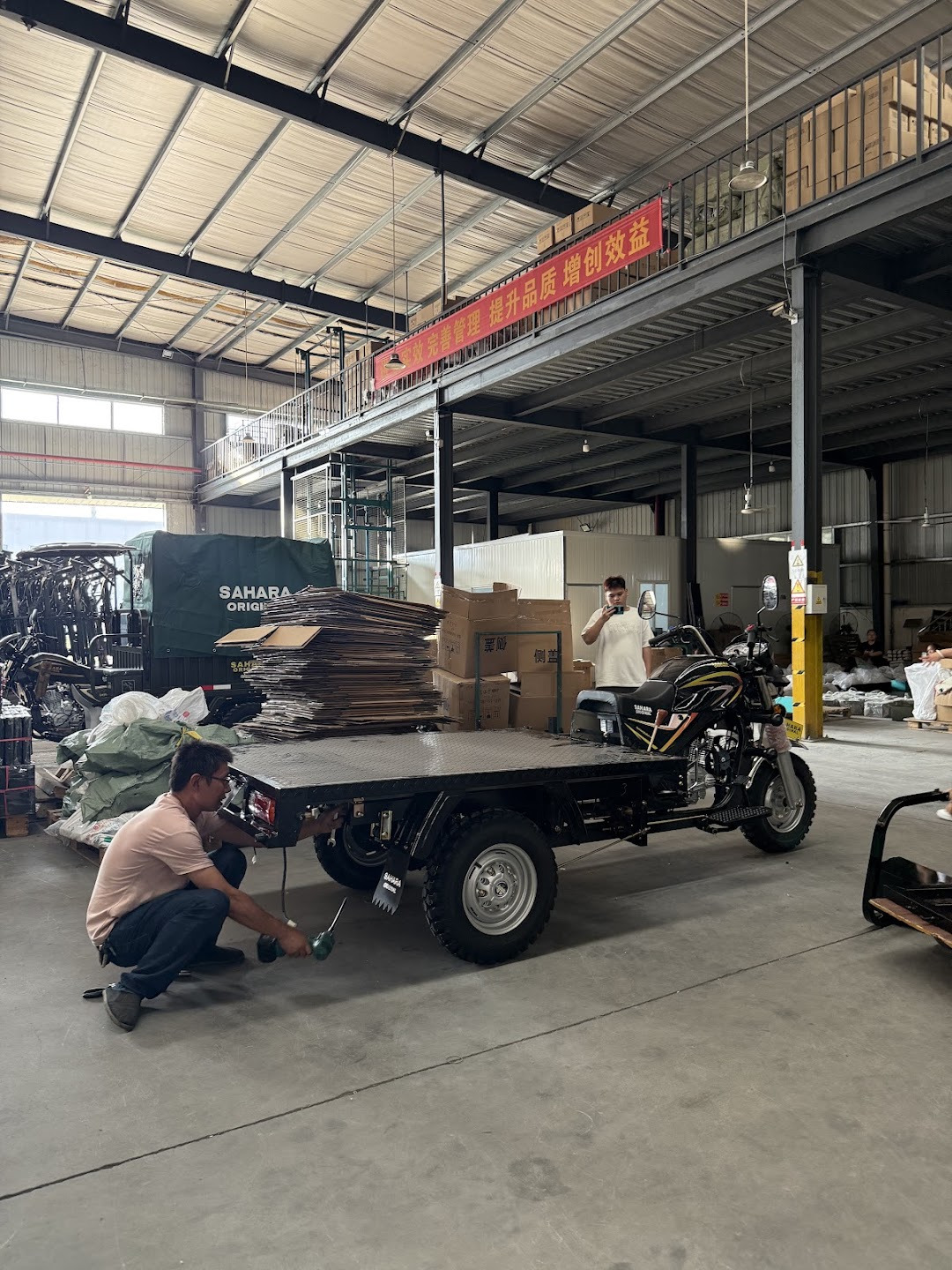 Control de producción junto al fabricante