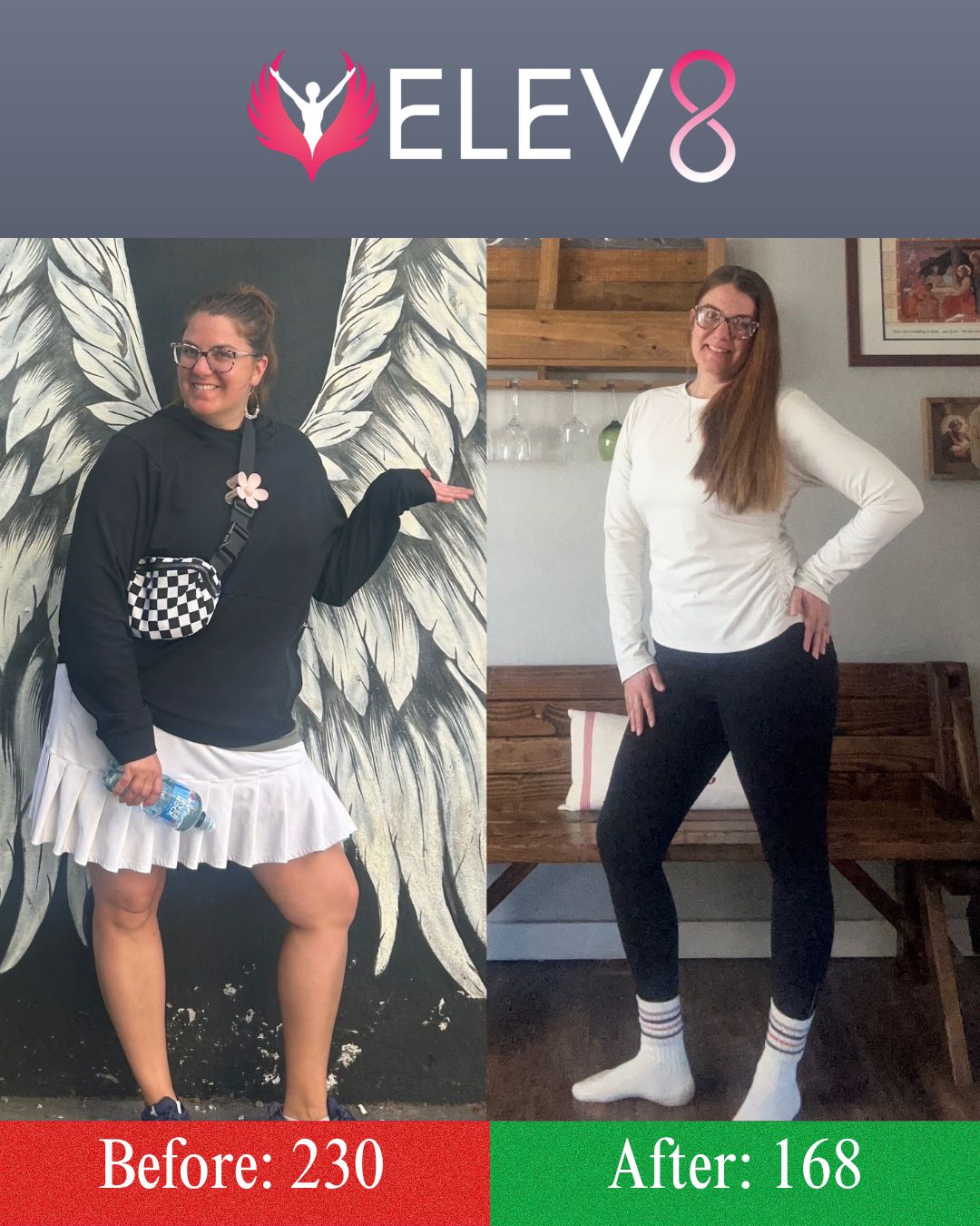 Iva — before and after