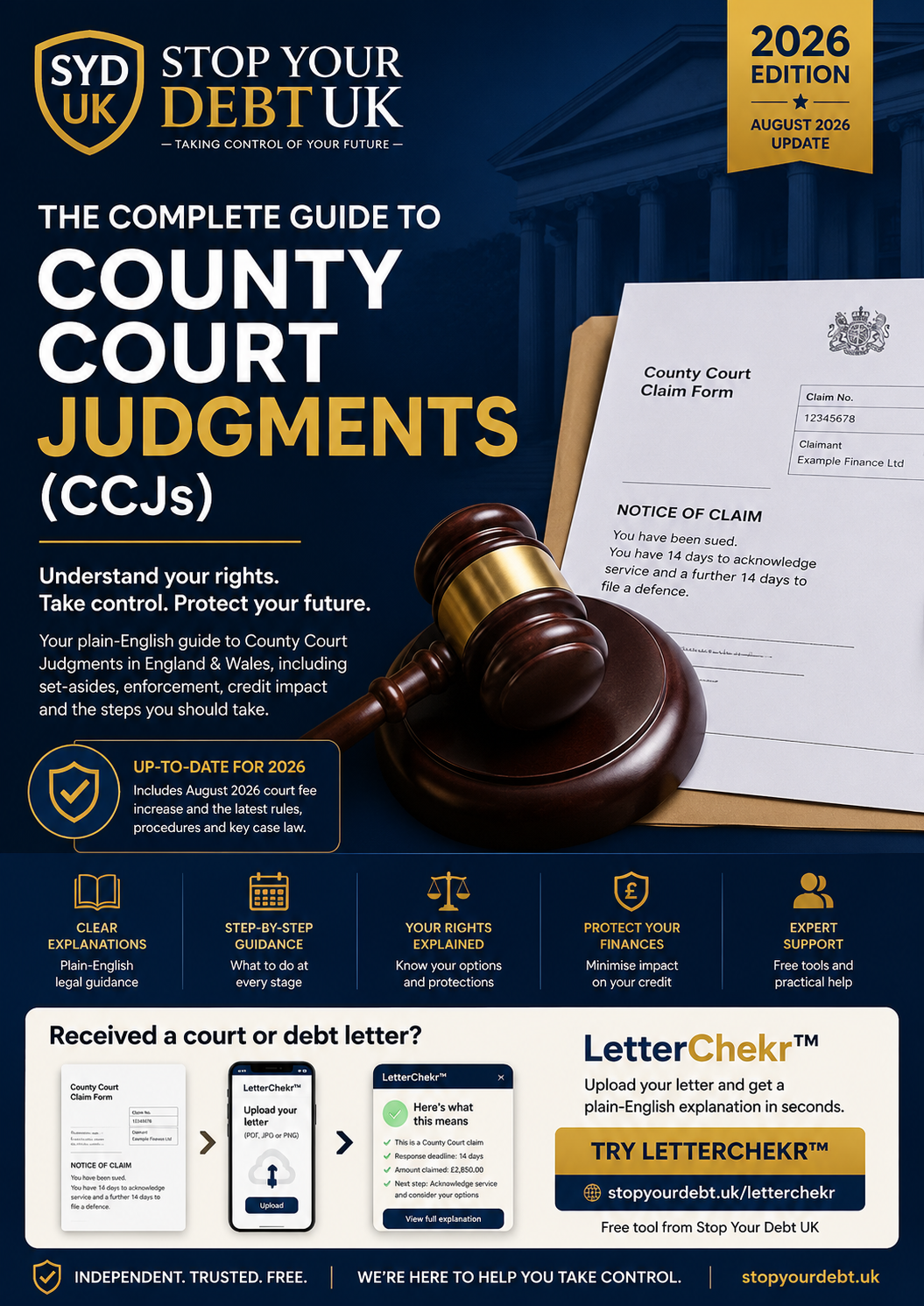 The Complete Guide to County Court Judgments 2026 by Stop Your Debt UK