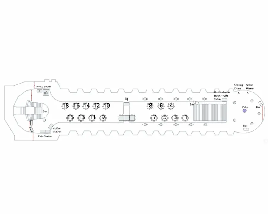 The Arcade Floor Plan Layout