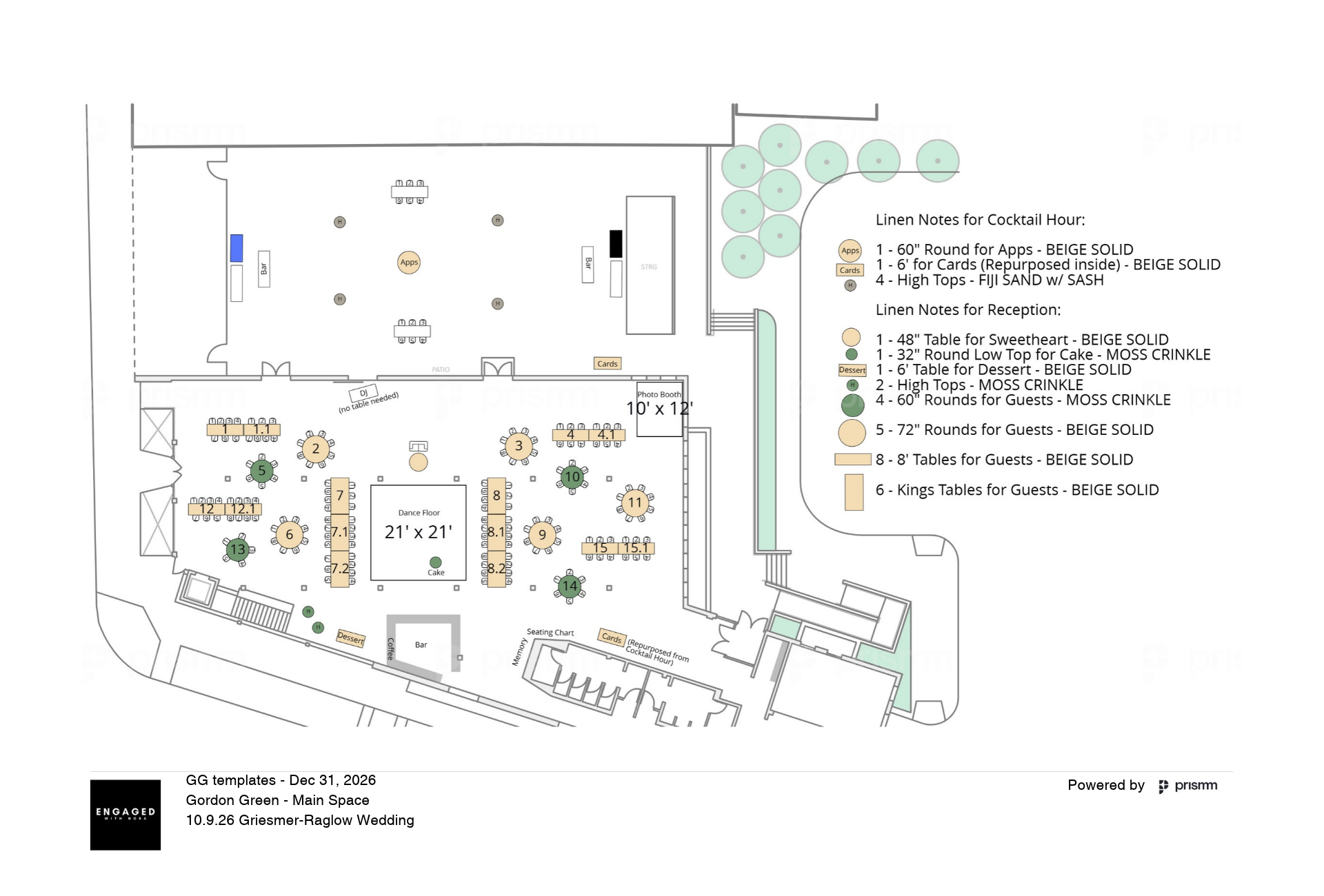 Gordon Green Floor Plan Layout