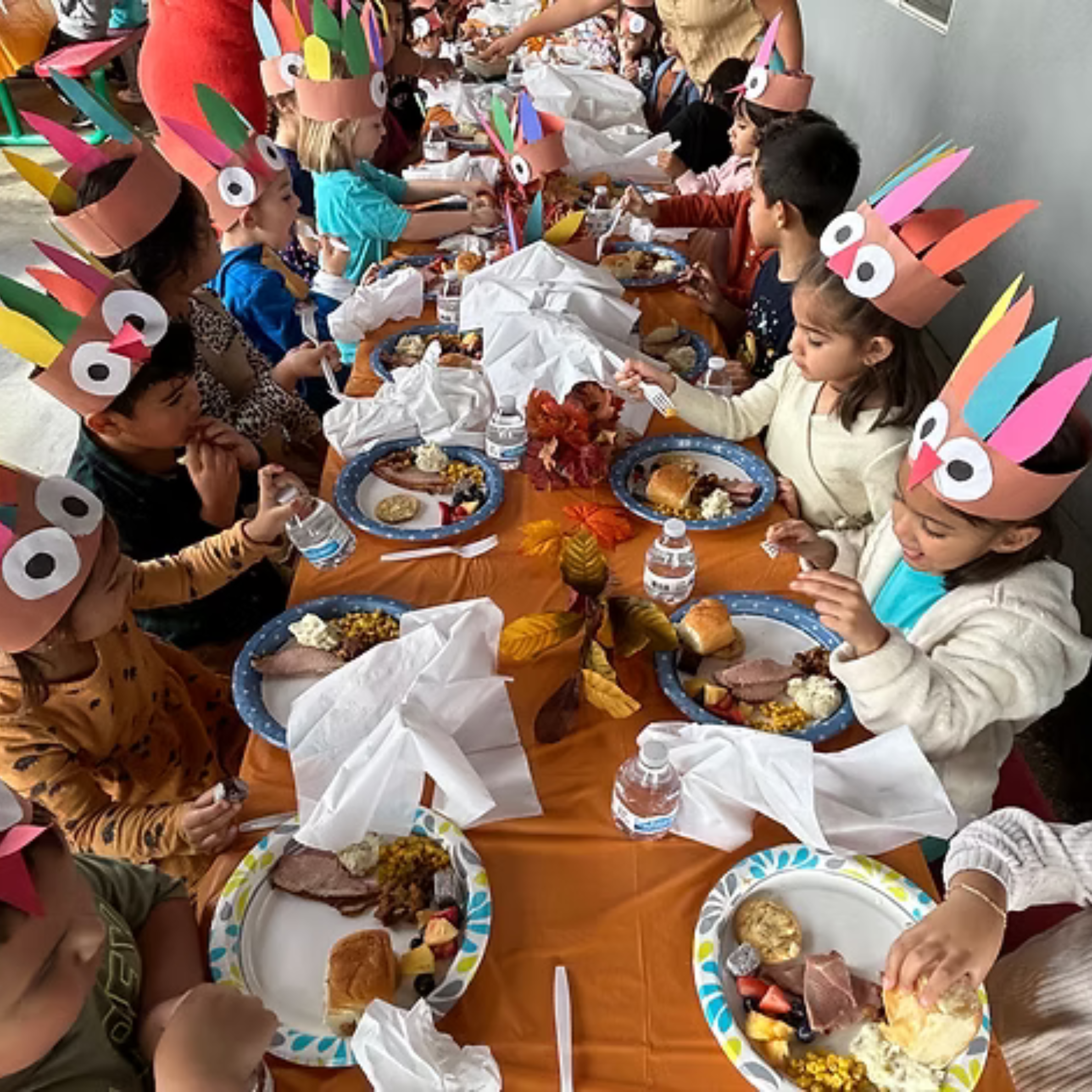 Students celebrating at Riverside Montessori Academy