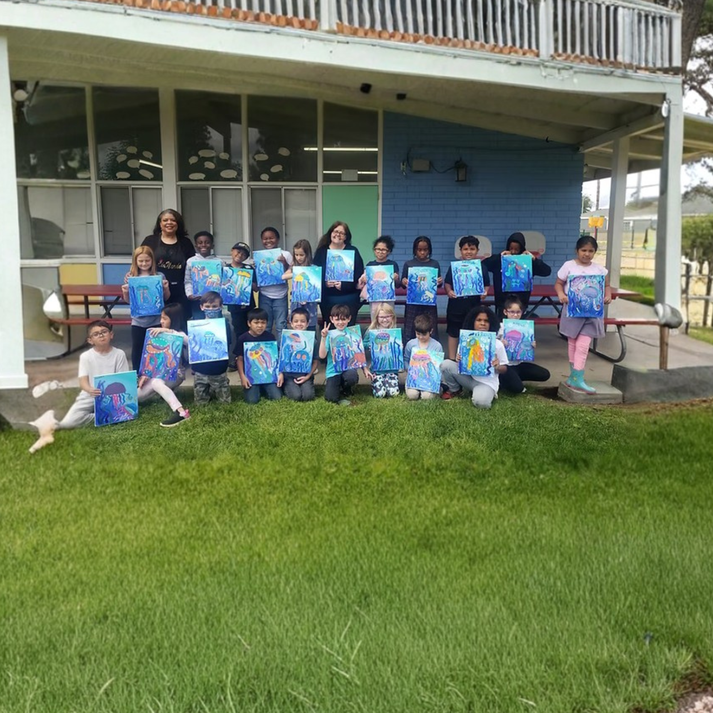 Students learning at Riverside Montessori Academy
