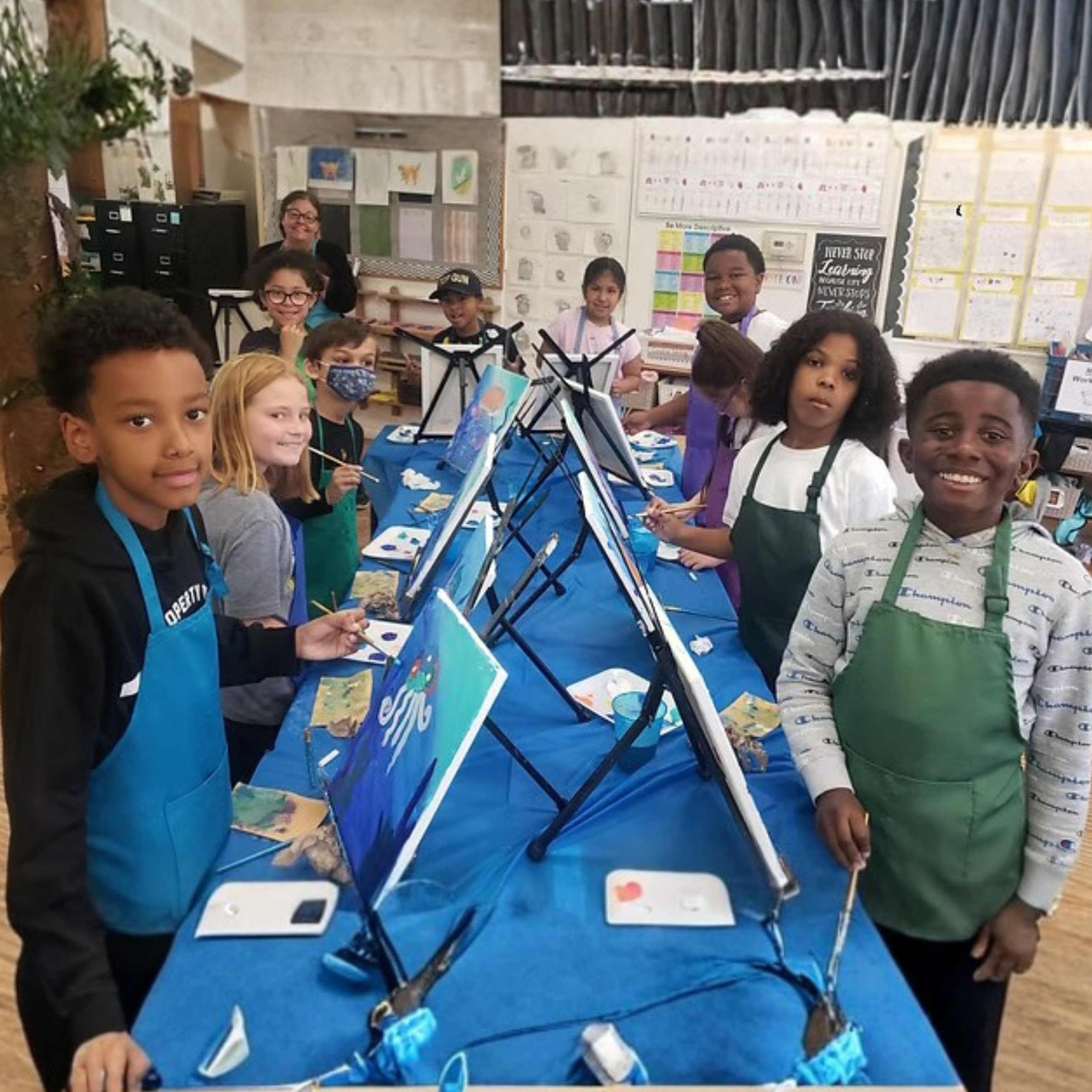 Riverside Montessori Academy students
