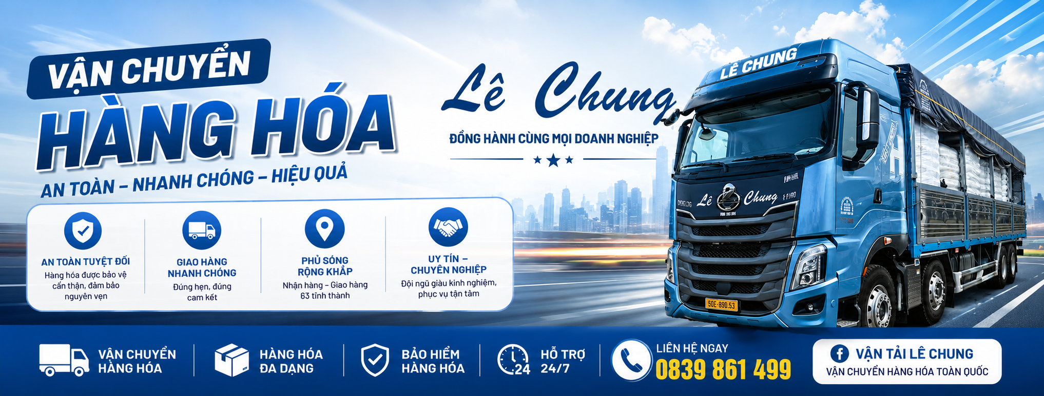 Vận chuyển hàng TPHCM giá rẻ uy tín - Vận Tải Lê Chung