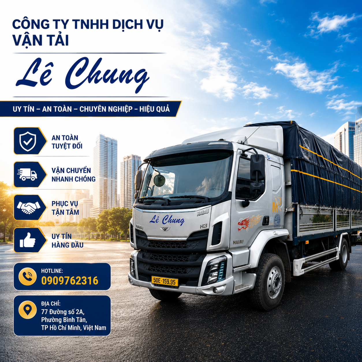 Chành xe Lê Chung vận chuyển hàng Sài Gòn đi miền Bắc Chành xe Lê Chung vận chuyển hàng Sài Gòn đi miền Bắc