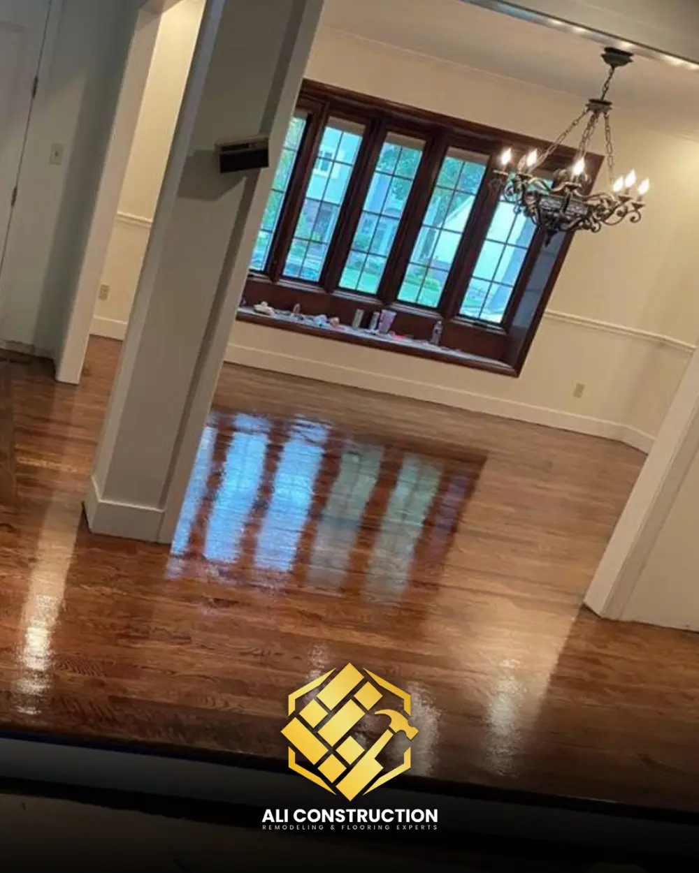 Dining room hardwood floor — Ali Construction